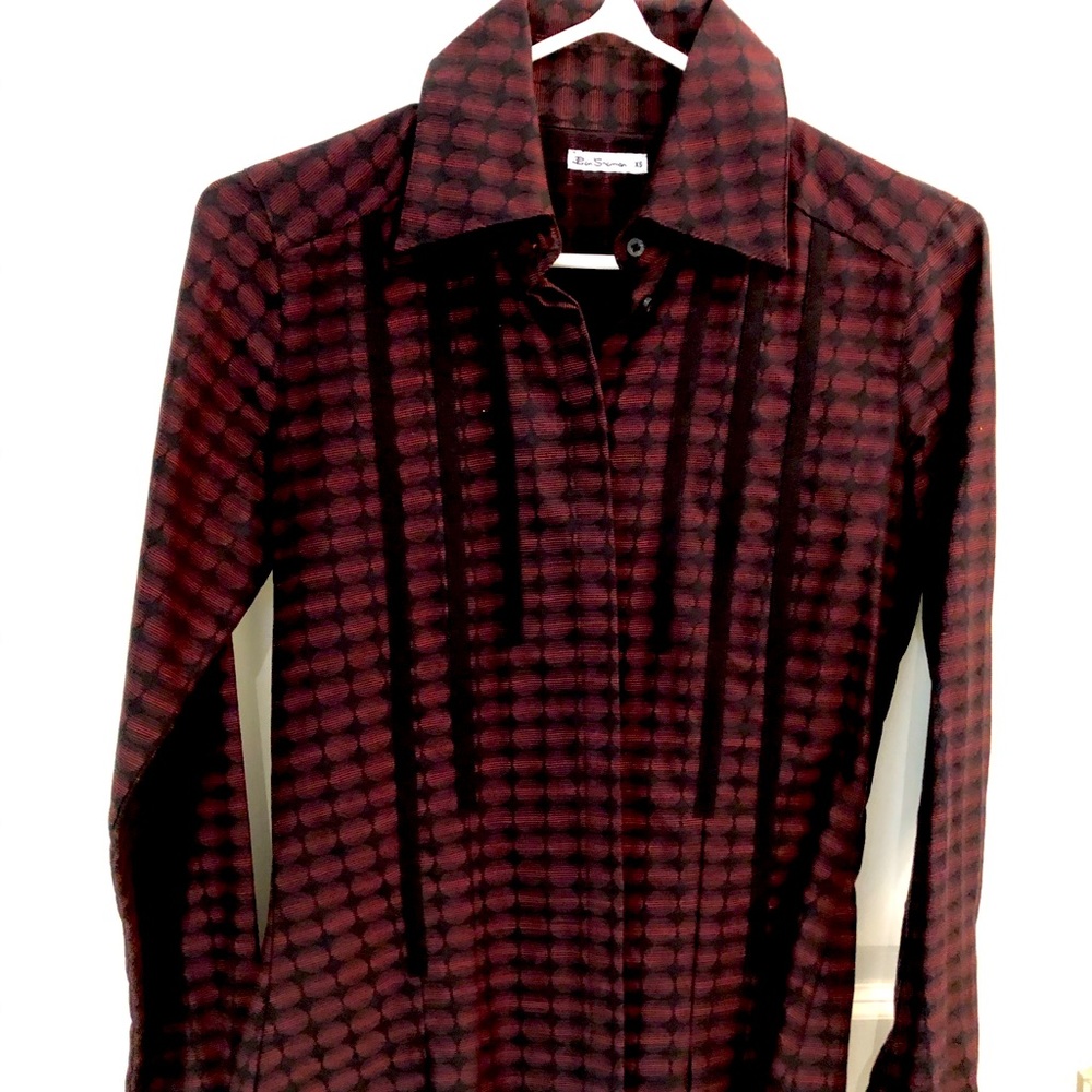 Ben Sherman fitted top with cute cuffs